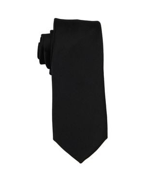 Brooklyn Brigade Solid Satin Tie - Black