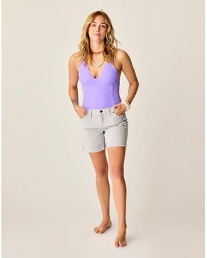 Carve Designs Oahu Corduroy Short - Blue