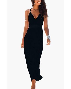 Lascana Sleeveless Maxi Dress - Blue