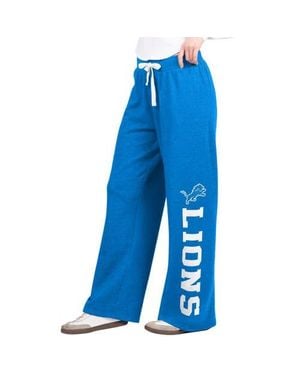 Starter Detroit Lions Field Wide Leg Sweatpants - Blue