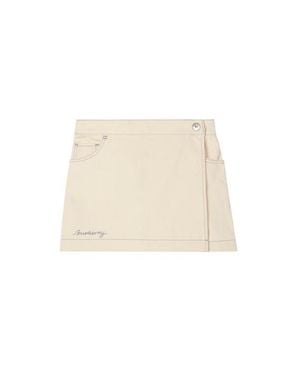 Burberry Girls' Denim Skort - Natural