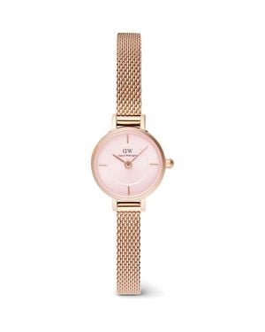 Daniel Wellington Petite Mini Melrose Mesh Watch, 19Mm - Pink