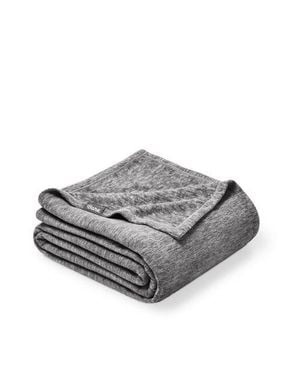 Bare Home Lightweight Polar Fleece Blanket - Gray
