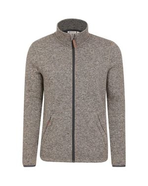 Mountain Warehouse Idris Iii Full Zip Fleece Jacket - Gray
