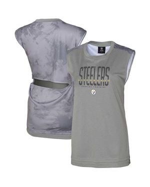 Outerstuff Pittsburgh Steelers No Sweat Tank Top - Gray