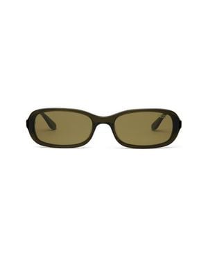 DEZI Cindy 54Mm Oval Sunglasses - Green
