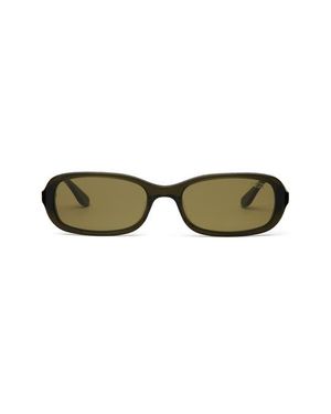 DEZI Cindy 54Mm Oval Sunglasses - Green