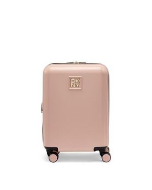 DKNY Expandable Hardshell 21 Lightweight Carry On Suitcase With Spinner Wheels - Pink