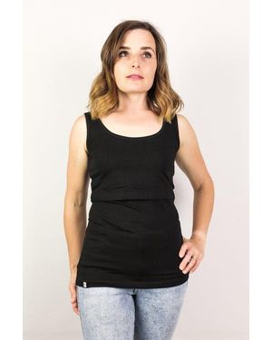 The Bshirt Nursing Vest - Black