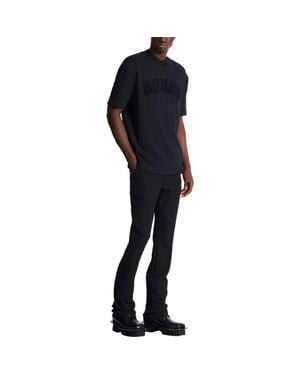 Balmain Terry Monogram T-Shirt - Black