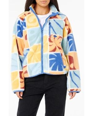 Rip Curl Ty Williams Polar Fleece Jacket - Blue