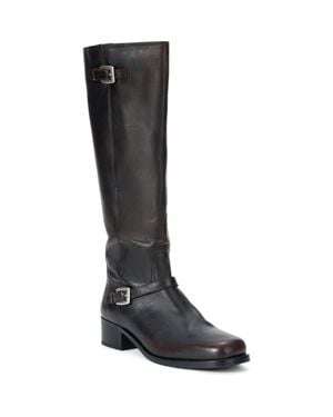 STAUD Brooklyn Leather Knee High Boot - Black