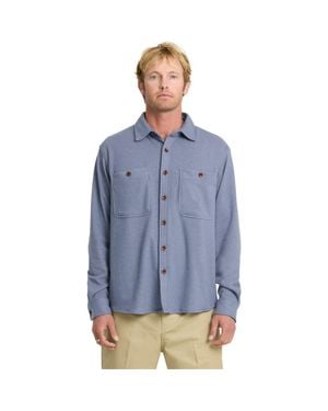 Quiksilver Harvest Long Sleeve Shirt - Blue