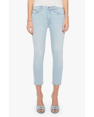 Mother The Dazzler Crop Jeans - Blue