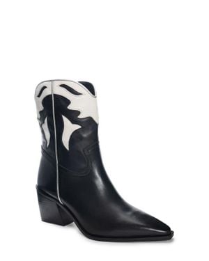 42 GOLD Bartlett Two-Tone Western Boot - Black