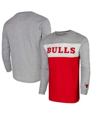 Stadium Essentials Chicago Bulls Loge Long Sleeve T-Shirt - Gray