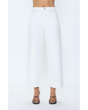 Pistola Kyra High Rise Flare Jeans - White