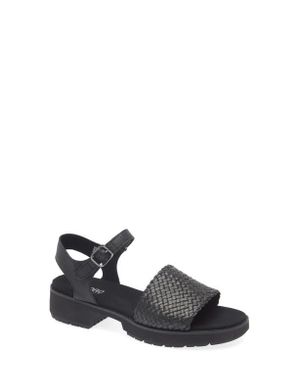 Munro Conner Ankle Strap Platform Sandal - Black