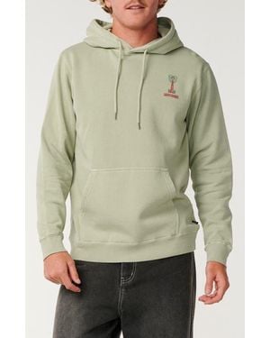 Rip Curl Pacific Rinse Pulllover Hoodie - Green