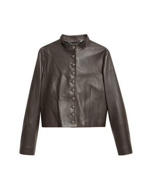Altuzarra Dixon Leather Jacket - Brown