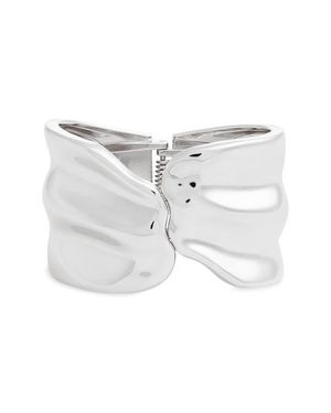Open Edit Bold Hinge Bracelet - Metallic