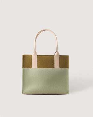 Graf & Lantz Jaunt Merino Wool Midi Tote - Natural