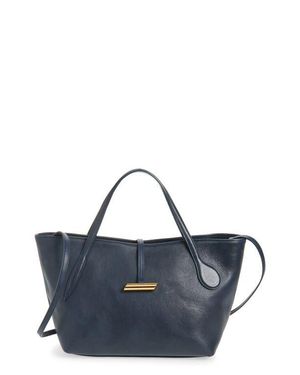 Liffner Petite Penne Leather Tote - Blue