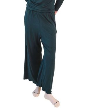 Poplinen Hedy Plus Ribbed Modal Lounge Pant - Blue