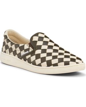 Bottega Veneta Sawyer Intrecciato Slip-On Sneaker - Metallic