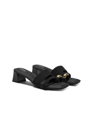 VIVAIA Jayna Square-Toe Toe Ring Sandals - Black