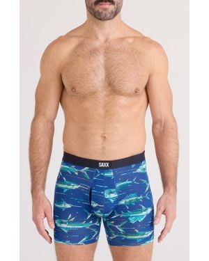 Saxx Underwear Co. Vibe Xtra Boxer Briefs - Blue