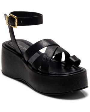 Free People Hazel Platform Sandal - Black
