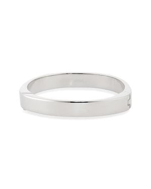 TOTEME Signature Hinged Cuff Bracelet - White