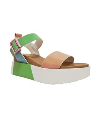 Ninety Union Sport Wedge Sandal - Green