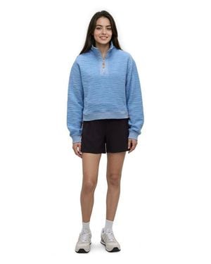 Tentree Elkhorn 1/4 Zip - Blue