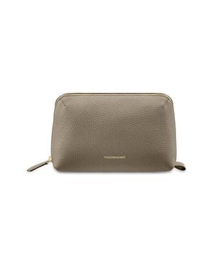 Maison De Sabre Leather Tech Pouch - Natural