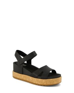 TOMS Alana Wedge Sandal - Black
