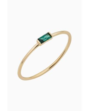 Oradina 14K Fresco Baguette Ring - Blue
