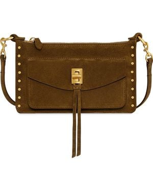 Rebecca Minkoff Mini Darren Leather Crossbody Bag - Brown