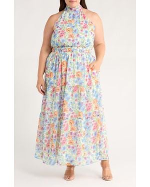 Sugarlips Ezia Garden Jetter Maxi Dress - White