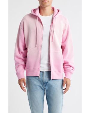 Elwood Core Oversize Terry Full Zip Hoodie - Red
