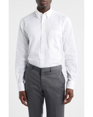 Eagle Regular Fit Cotton Button-Down Oxford Shirt - Blue