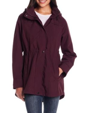 Gallery Packable Water Resistant Jacket - Purple