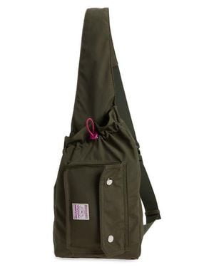 Damson Madder Matilda Recycled Nylon Crossbody Bag - Green