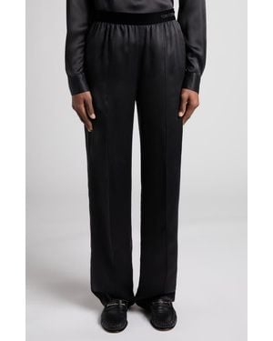 Tom Ford Silk Satin Pajama Pants - Black