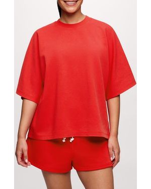 nuuds Street Cotton Blend T-Shirt - Red