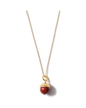 Chan Luu Semiprecious Stone Bell Pendant Necklace - Metallic