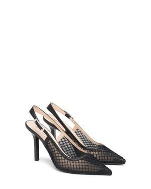 Nero Giardini Slingback Pointed Toe Pump - Black