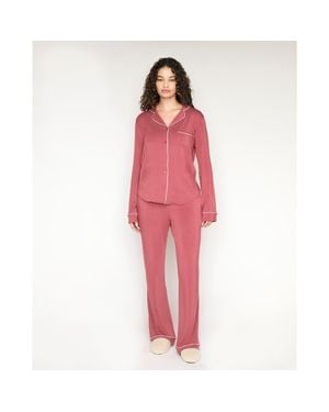 Crickle Daisy I'D Pick You Pajama Set - Red