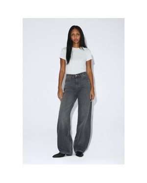 Dr. Denim Donna High Relaxed Jeans - Gray